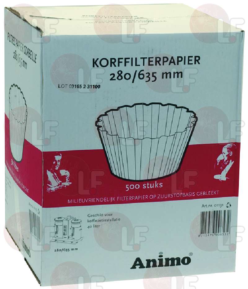 8001133-FILTRO CARTA A CESTO ø 280/635 mm 500pz