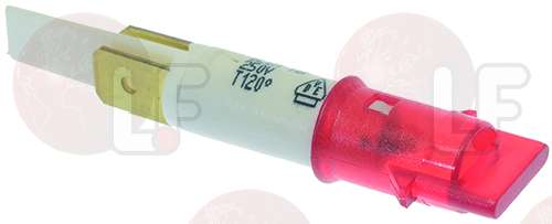 8002726-LAMPADA SPIA ROSSA 230V