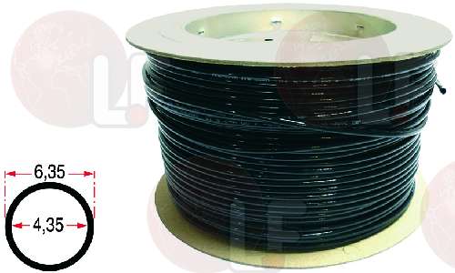 8007949-TUBO IN POLIETILENE NERO LLDPE JG