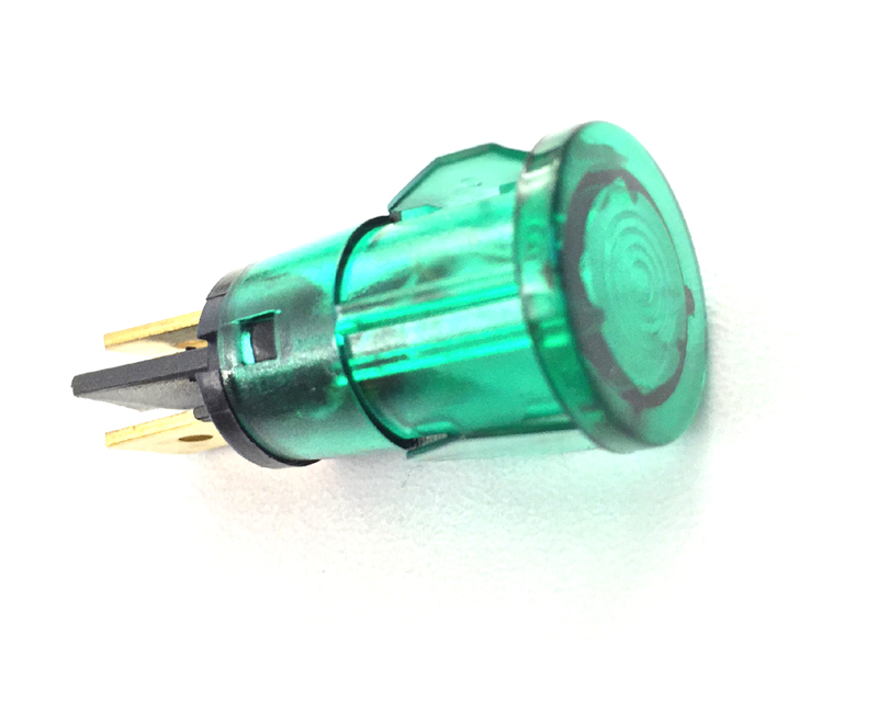 8015643-LAMPADA SPIA VERDE 230V