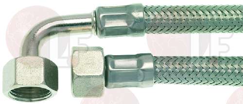8037445-FLEXSCHLAUCH ø 3/8 F KONISCH DICHTEND EINSEITIG 90° BIEGUNG 200 cm