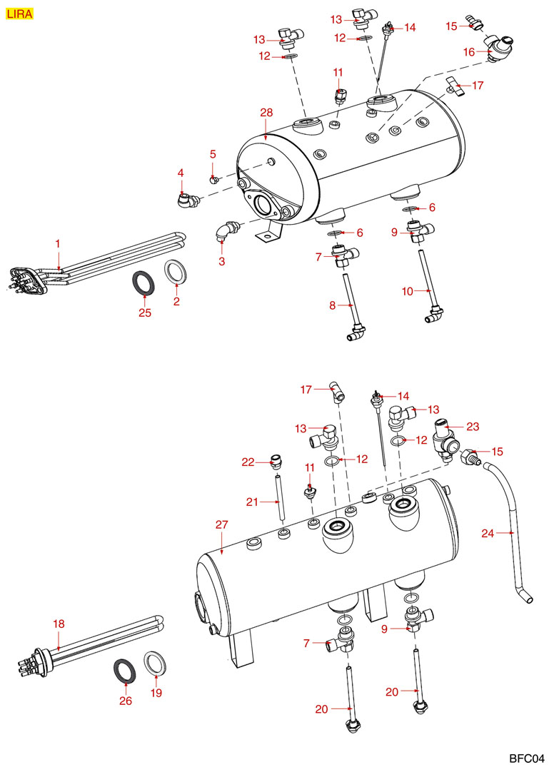 8038639-BFC LIRA KESSEL BOILER
