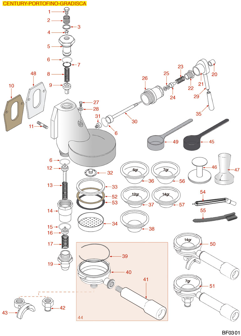 BRASILIA GRUPPE CENTURY-PORTOFINO-GRADISCA