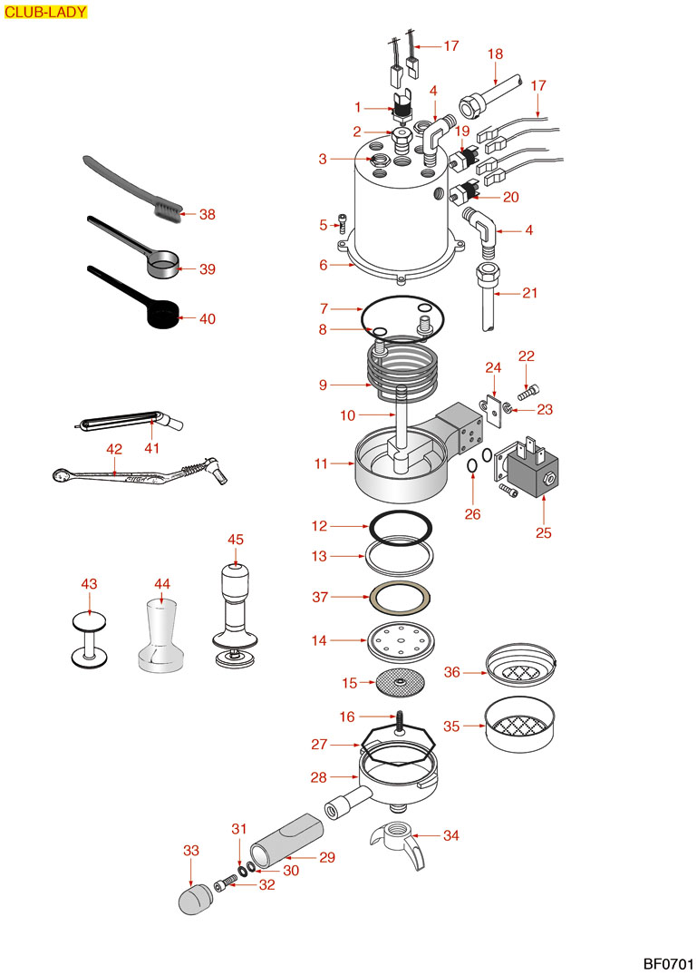BRASILIA GRUPPE KAFFEEAUSGABE CLUB-LADY