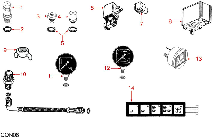 8038721-CONTI VERSCHIEDENES ELEKTRONIK MANOMETER