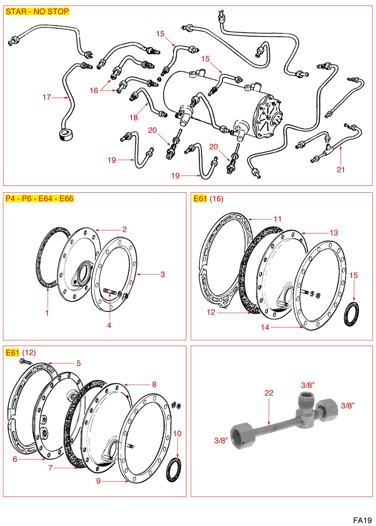 FAEMA KESSEL BOILER E61-P4-P6-E64-E66-STAR-NO STOP