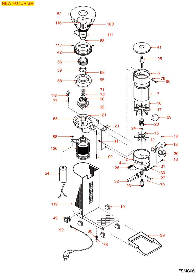 8057333-FSMC06 	DOSIERMAHLWERK NEW FUTUR SM