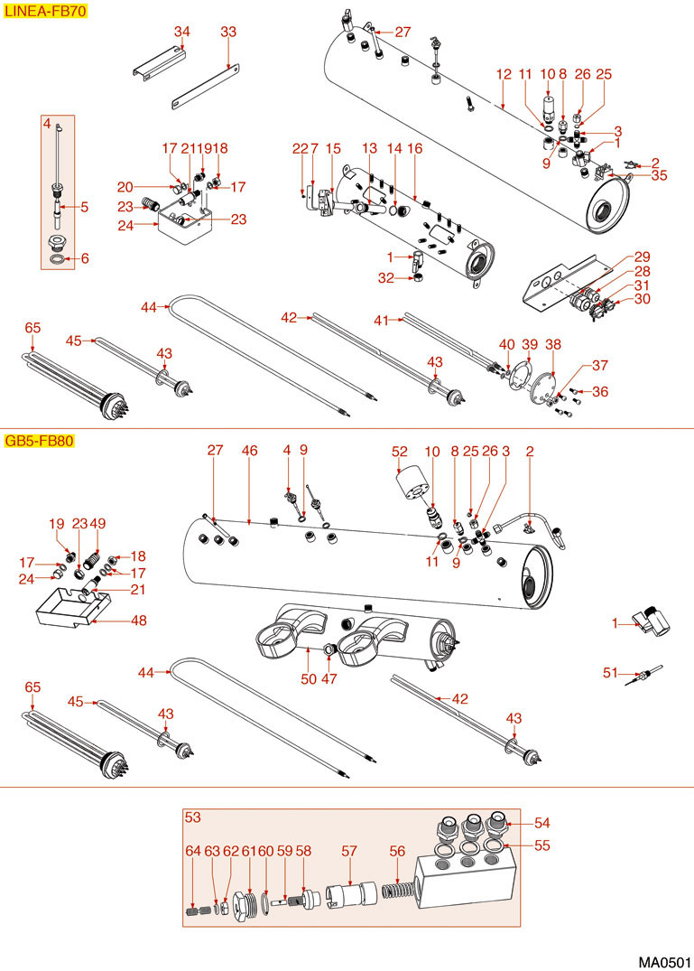 8057354-MA0501 	BOILER UND HEIZKÖRPER