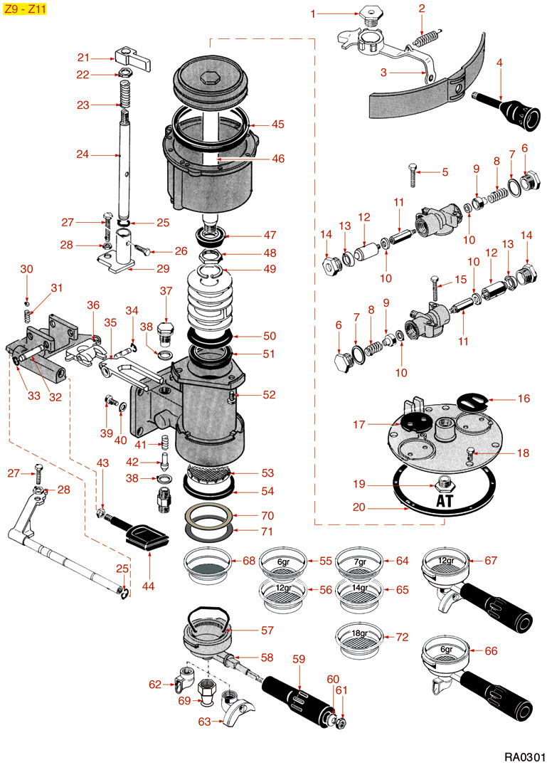 8057401-RANCILIO GRUPO AUTOMÁTICO Z9 Z11