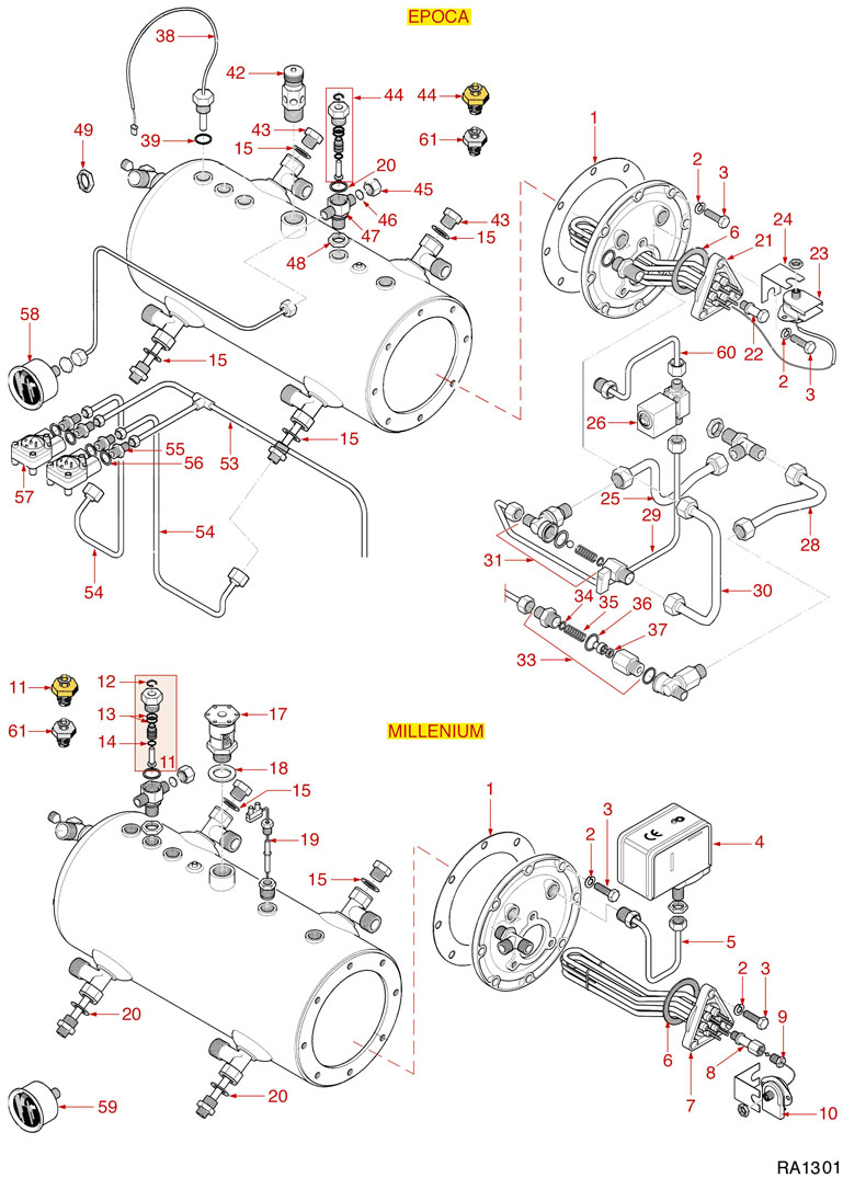 8057411-RANCILIO CALDERA EPOCA-MILLENIUM