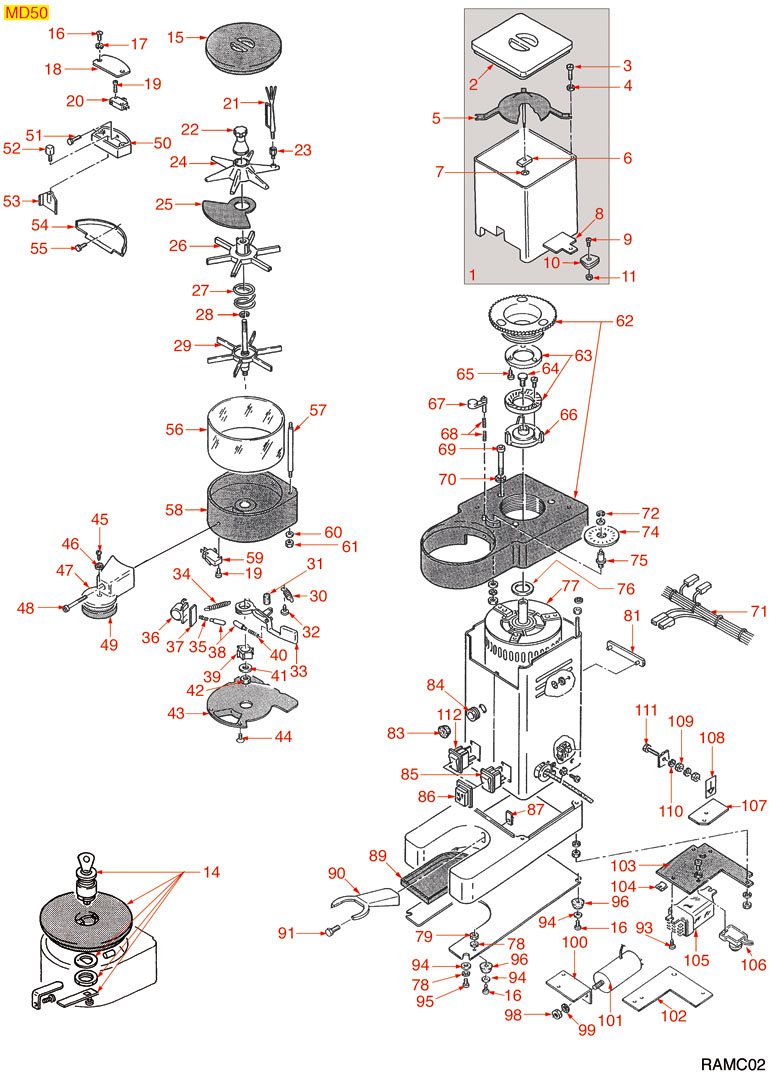 RANCILIO KAFFEEMUEHLE MD50