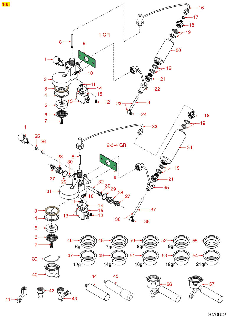 8057441-LA SAN MARCO GRUPPE KAFFEEAUSGABE 105