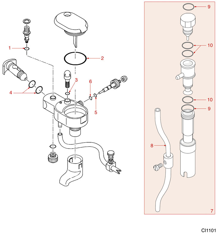 8061183-CAPPUCCINATORE LA CIMBALI