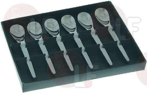 8064002-SET 6 CUCCHIAINI INOX PER CAPPUCCINO