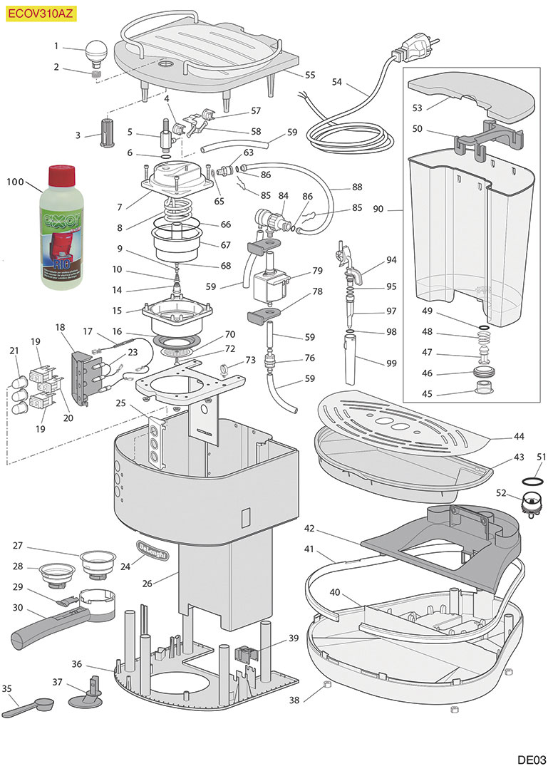 8065489-DELONGHI ECOV310AZ