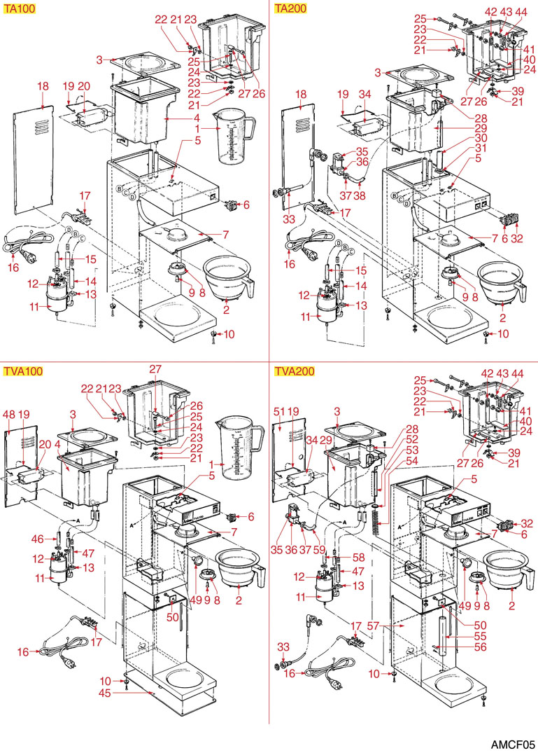 8065494-ANIMO - FILTERKAFFEE TA100-TA200-TVA100-TVA200