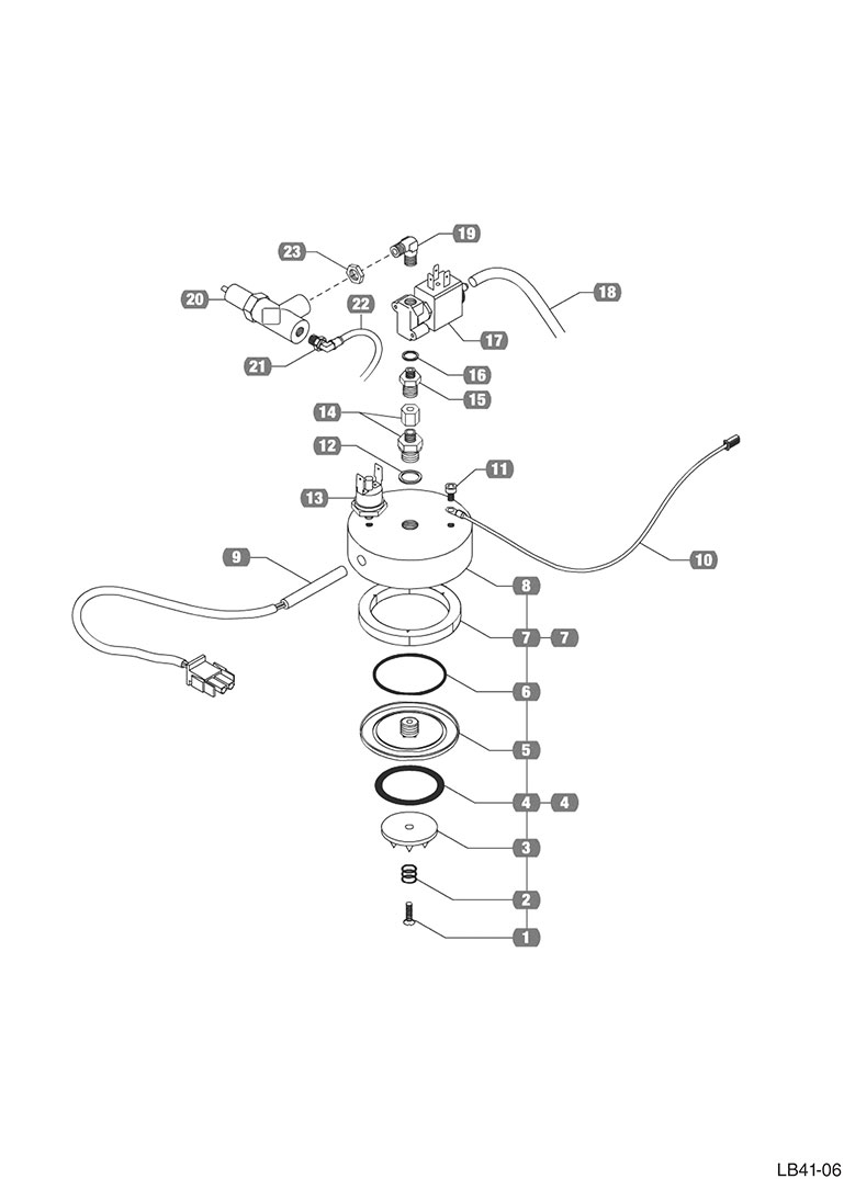 8069180-KAFFEEGRUPPE LAVAZZA LB4100