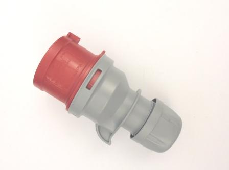 8069560- CEE STECKER 16A ROT STARKSTROM IP44 SCHRAUBENLOSE KONTAKTKLEMMEN
