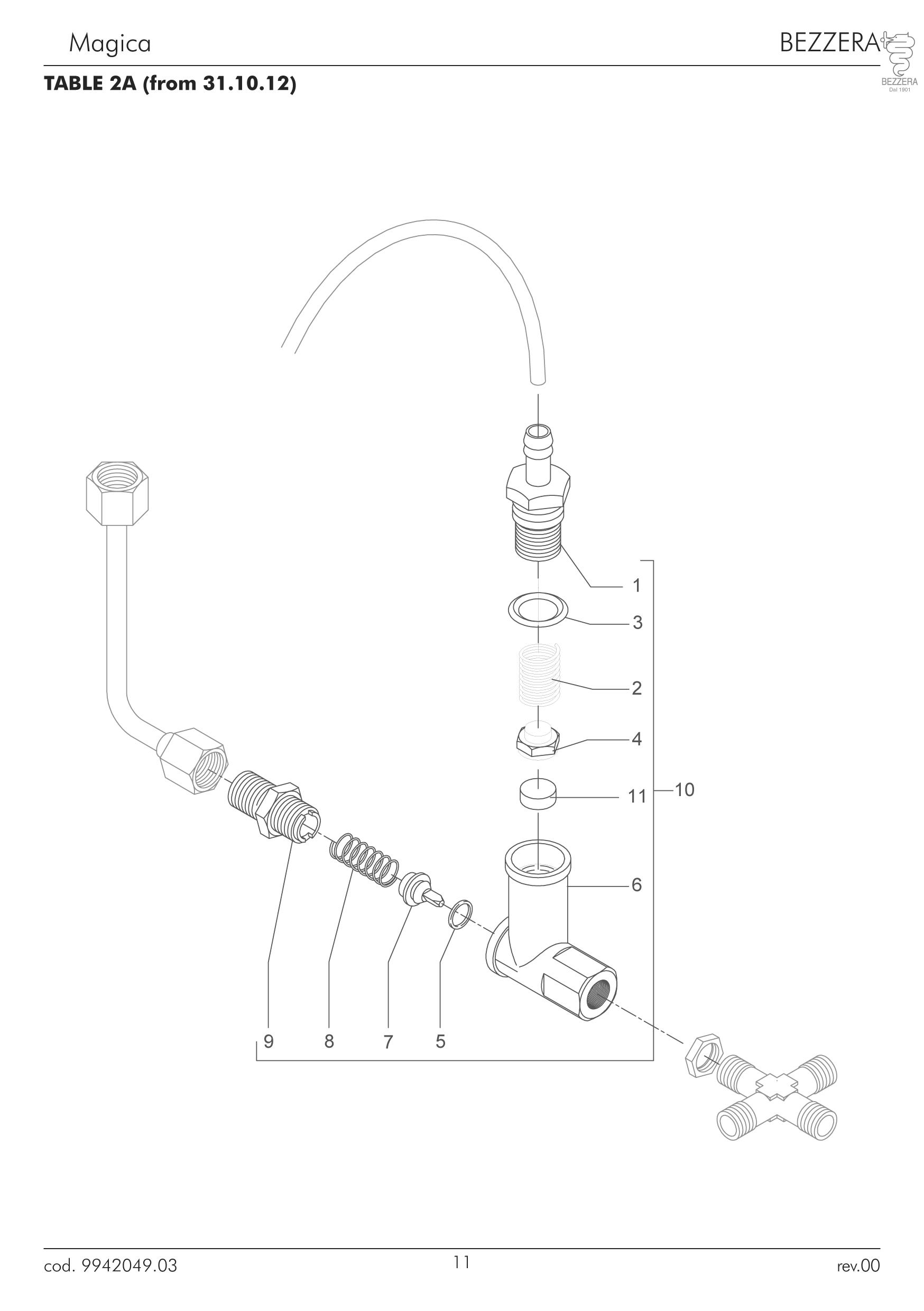 BEZZERA MAGICA EXPANSIONSVENTIL VON 31.10.2012